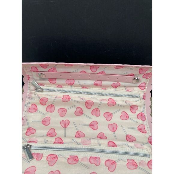 Lauren Conrad Life is Sweet Jewelry or Cosmetic Travel Case Case Pink - Picture 5 of 12